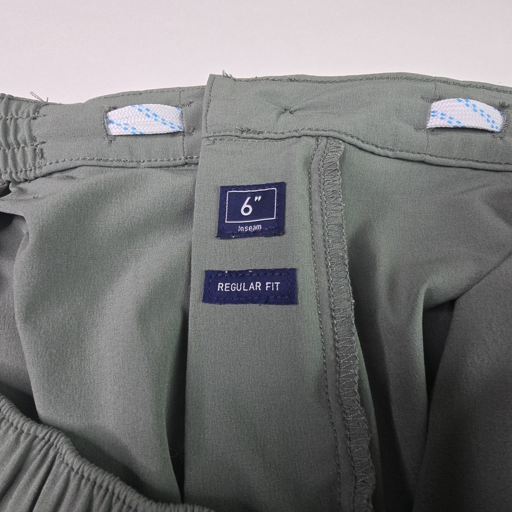 Chubbies Mens 2XL Hybrid Shorts Green Drawstring Regular Fit Stretch 6" inseam - Picture 4 of 15